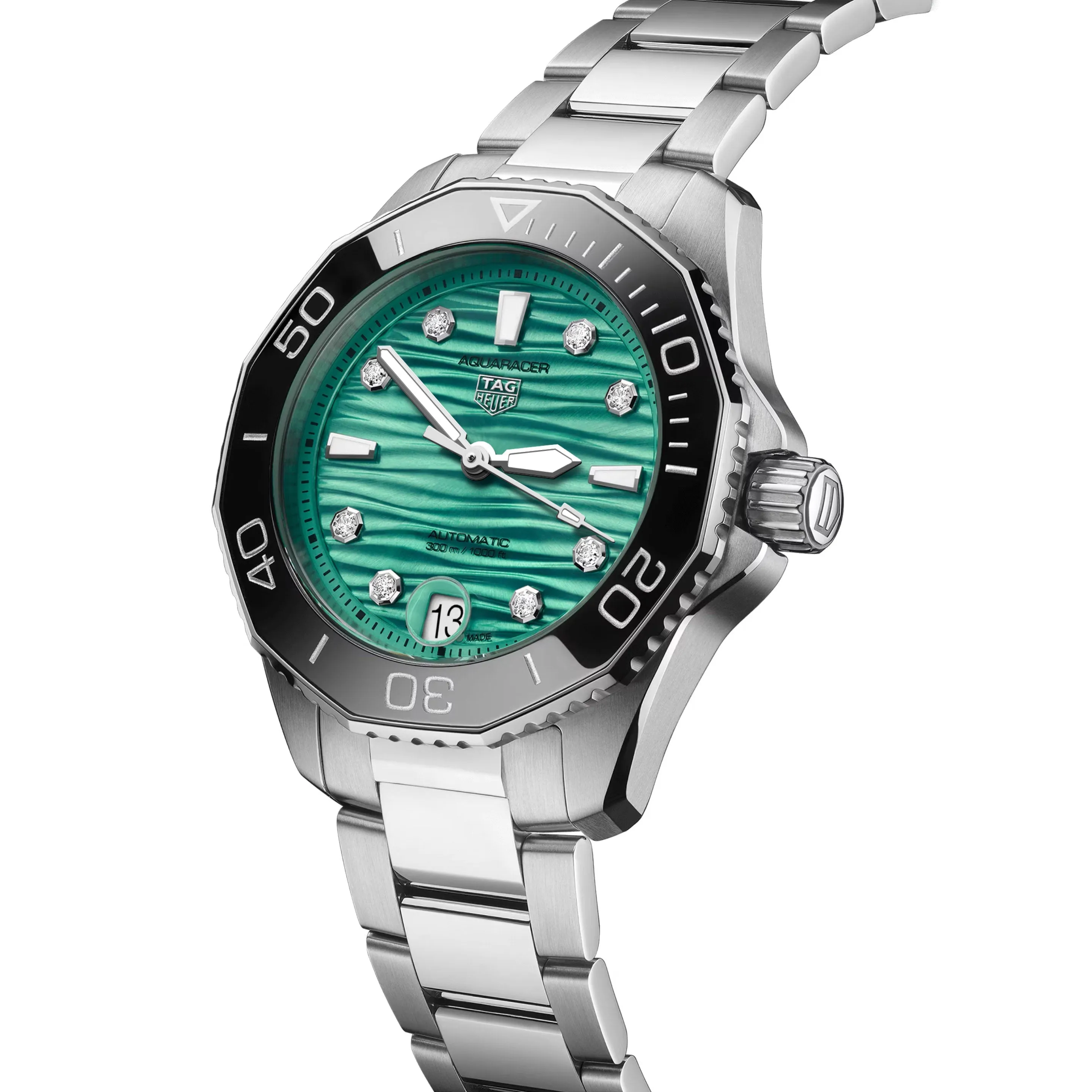Tag Heuer Aquaracer Professional 300 Ladies Turquoise Watch WBP231K.BA0618