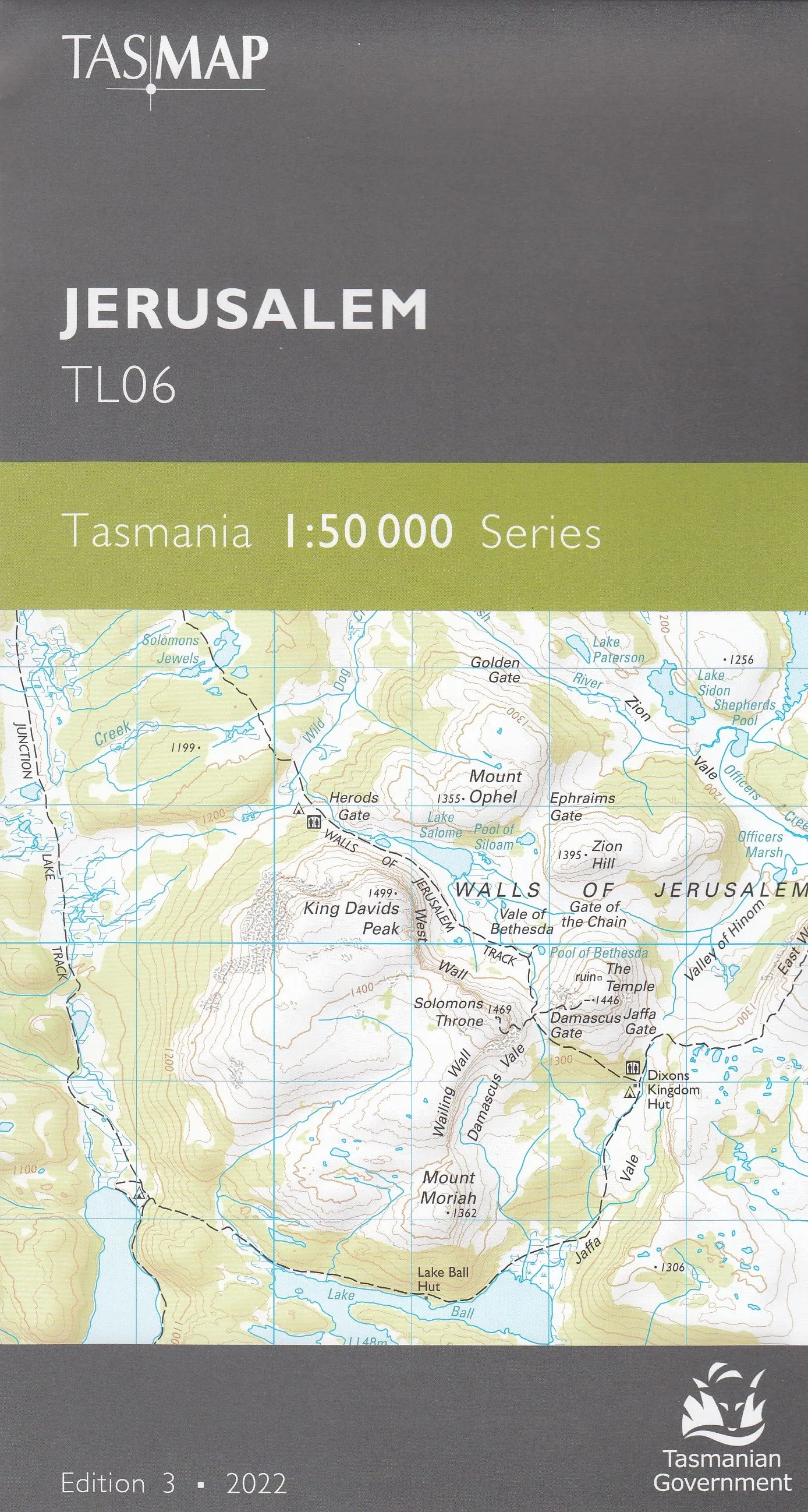 Tasmap 1:50000 Topographic/Cadastral Maps
