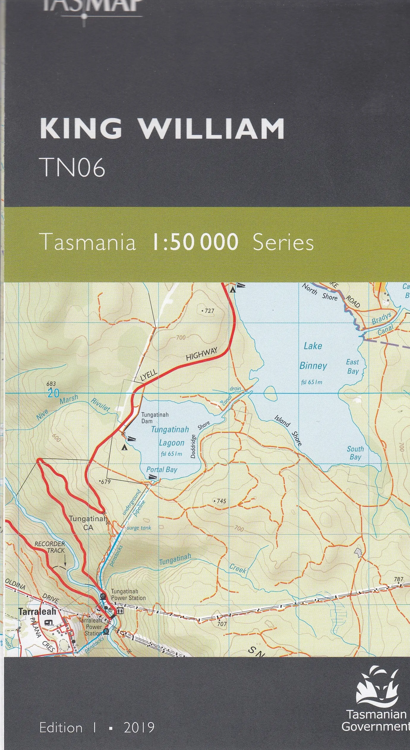 Tasmap 1:50000 Topographic/Cadastral Maps
