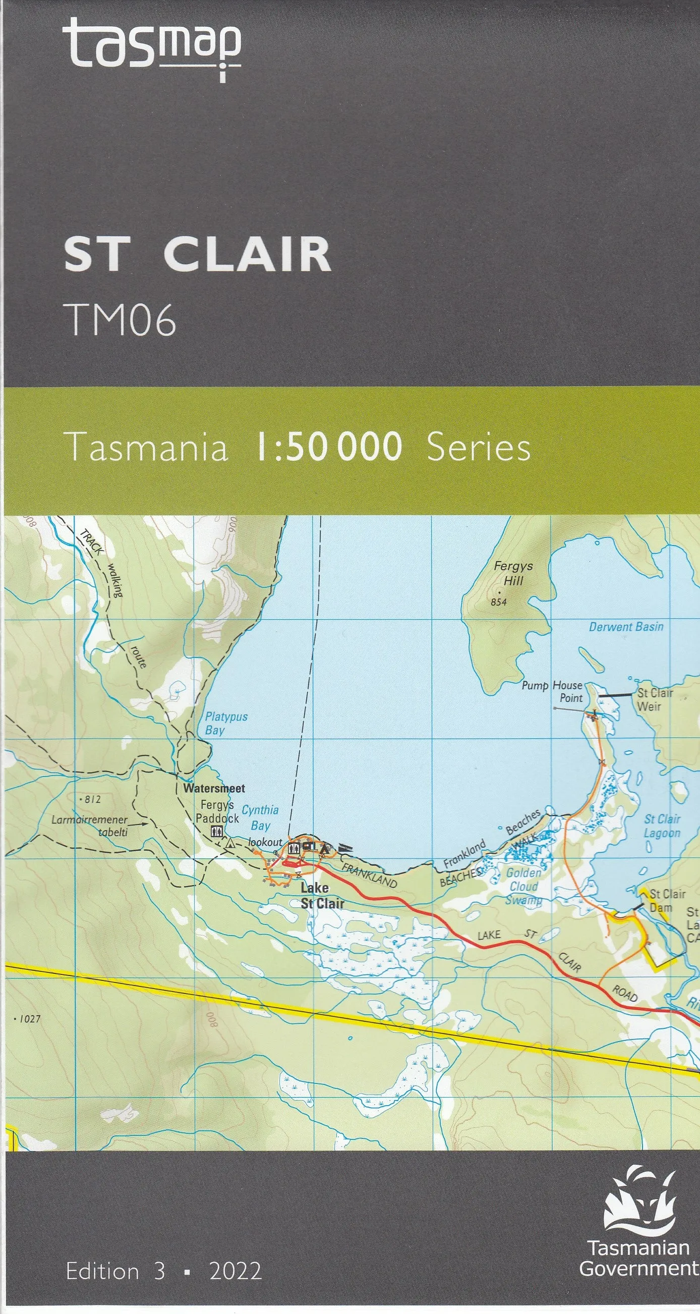 Tasmap 1:50000 Topographic/Cadastral Maps