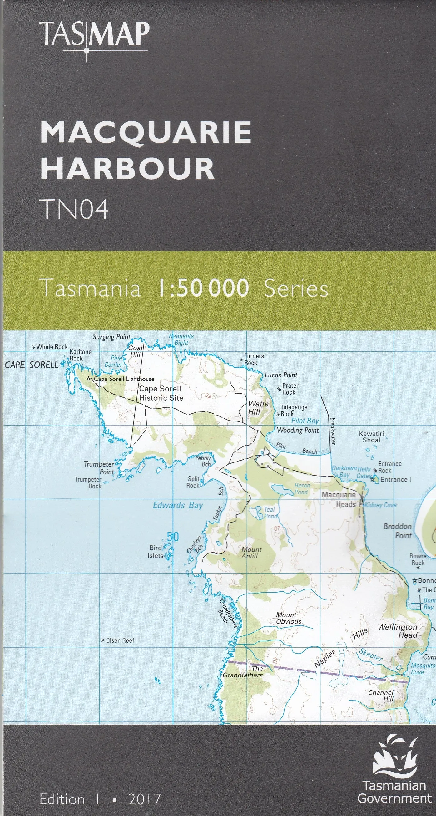 Tasmap 1:50000 Topographic/Cadastral Maps