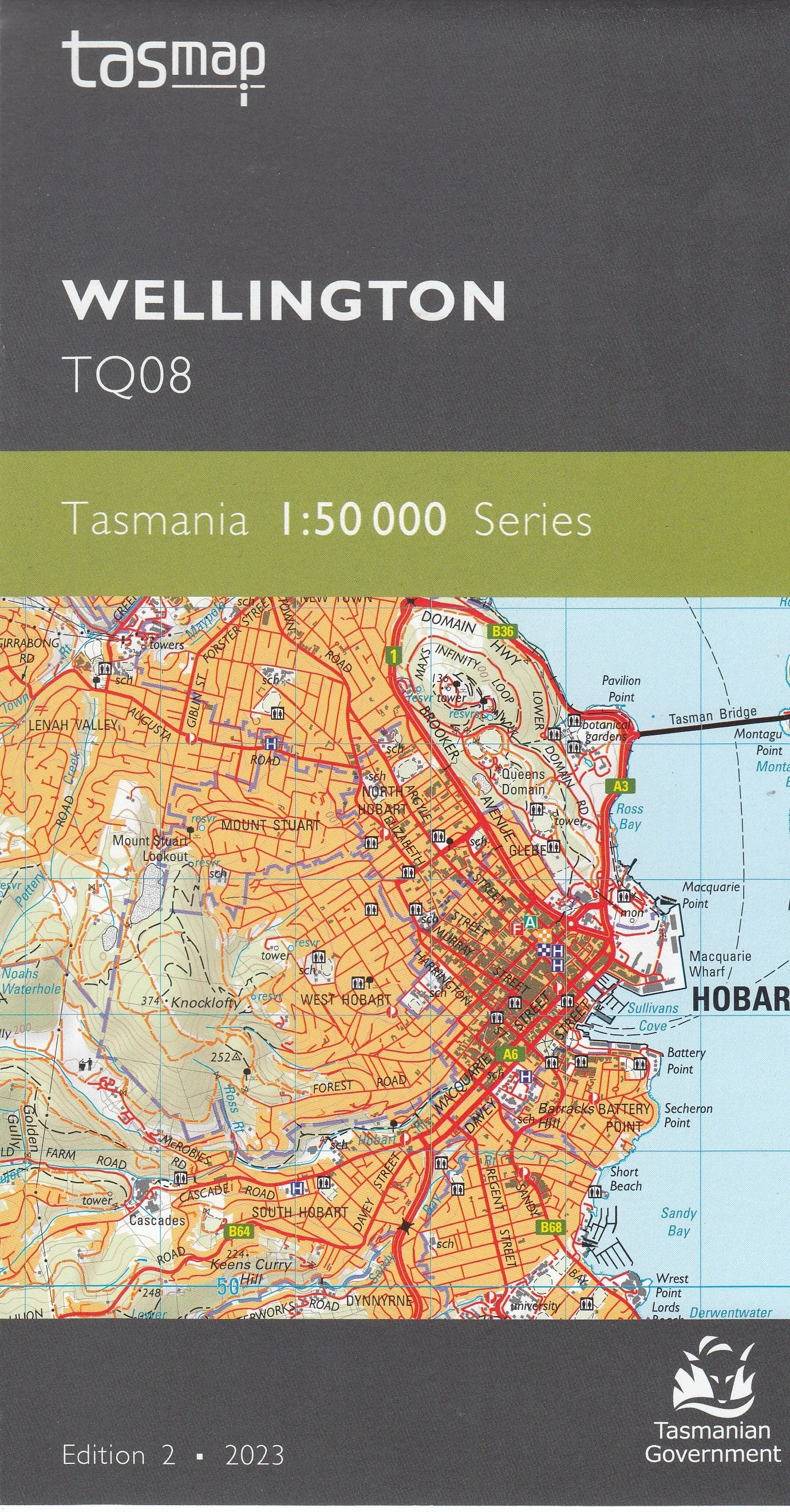 Tasmap 1:50000 Topographic/Cadastral Maps