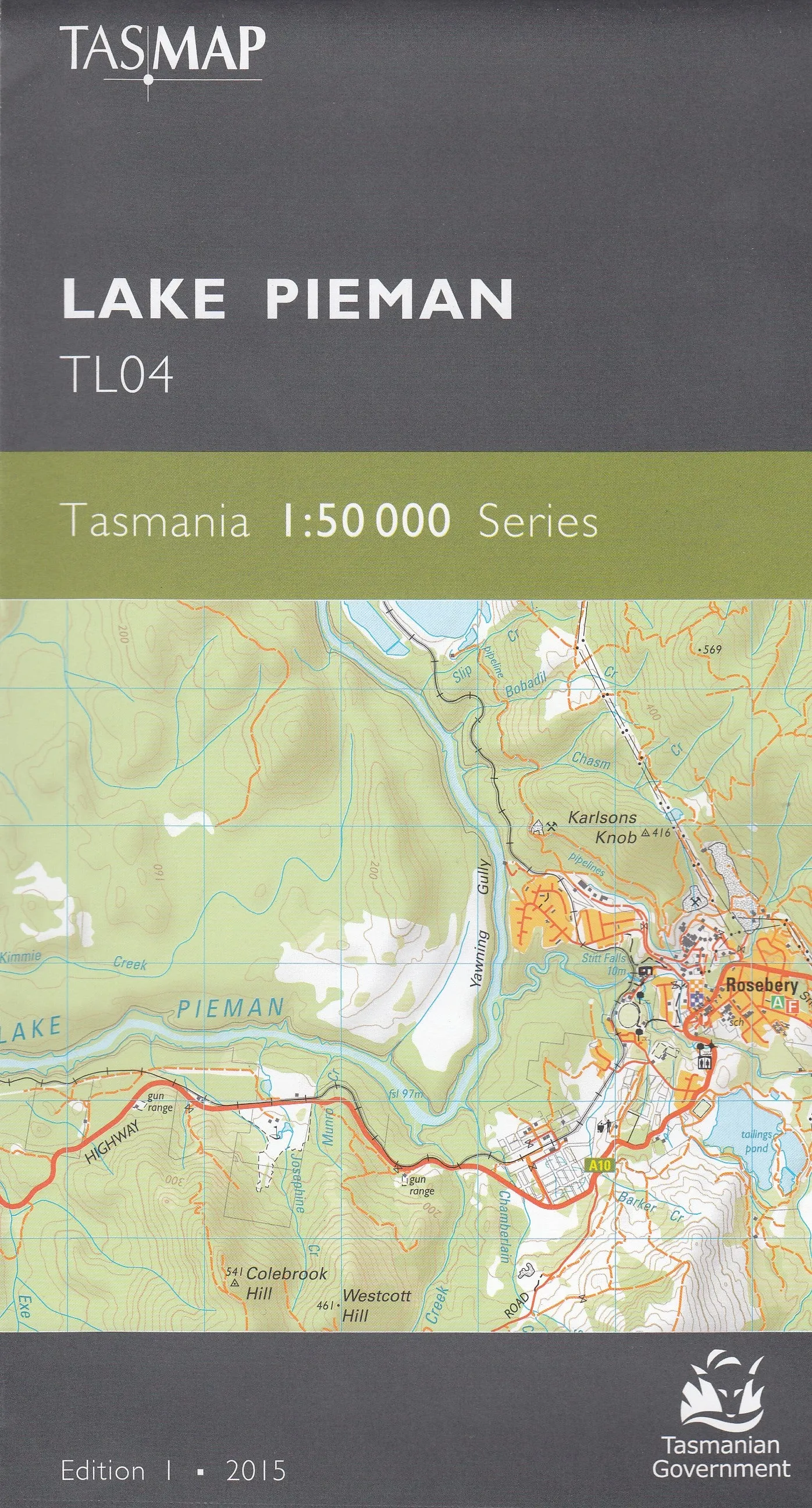 Tasmap 1:50000 Topographic/Cadastral Maps