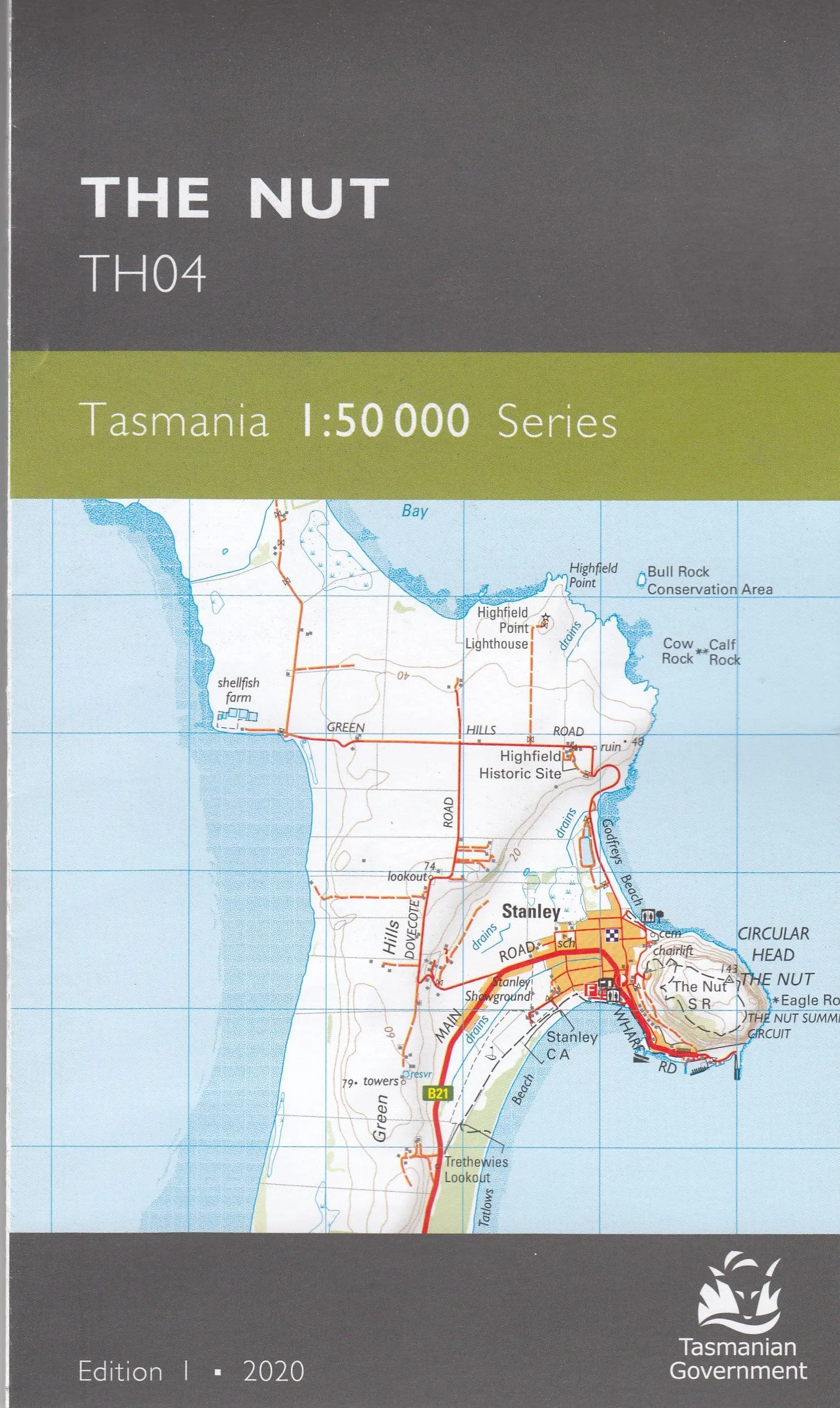 Tasmap 1:50000 Topographic/Cadastral Maps