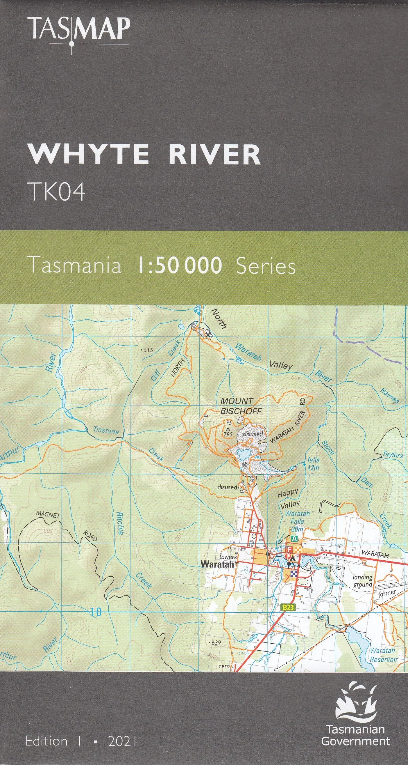 Tasmap 1:50000 Topographic/Cadastral Maps
