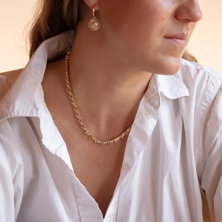 Teardrop Tennis Necklace