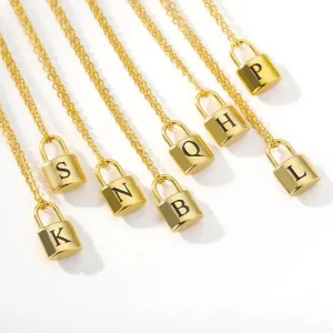 The Alphabet Girlz Gold Necklace