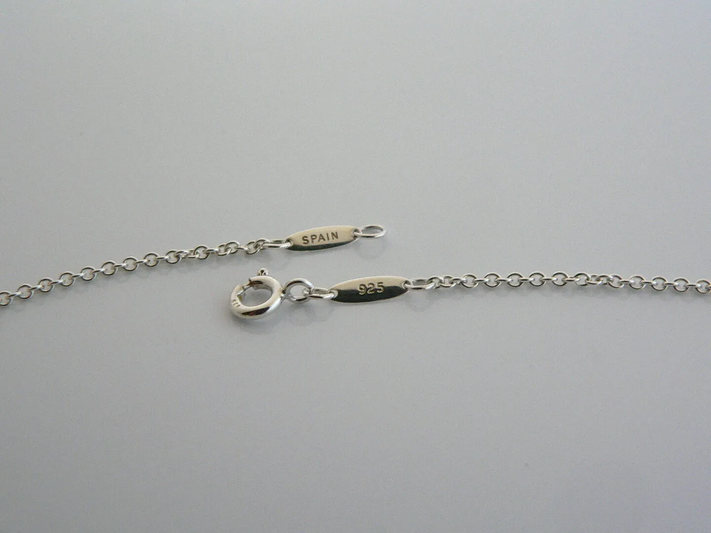 Tiffany & Co Alphabet I Necklace Silver Personalized Pendant Chain Love Gift Art