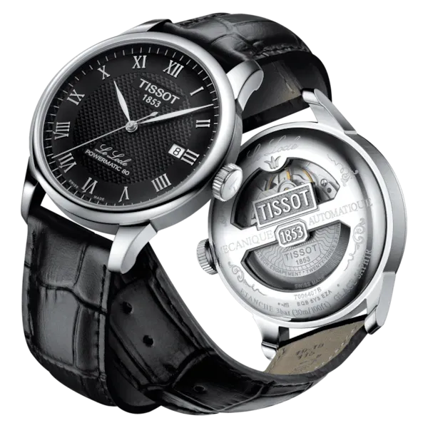 TISSOT LE LOCLE POWERMATIC 80 BLACK LEATHER