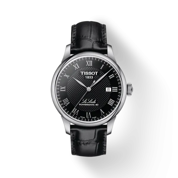 TISSOT LE LOCLE POWERMATIC 80 BLACK LEATHER
