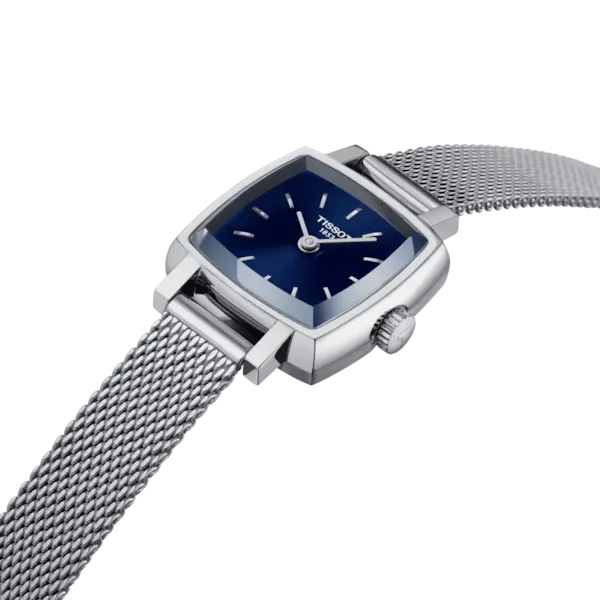 TISSOT LOVELY SQUARE QUARTZ BLUE DIAL QUARTZ WATCH