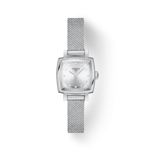 TISSOT LOVELY SQUARE SILVER DIAL QUARTZ WATCH ON BRACELET