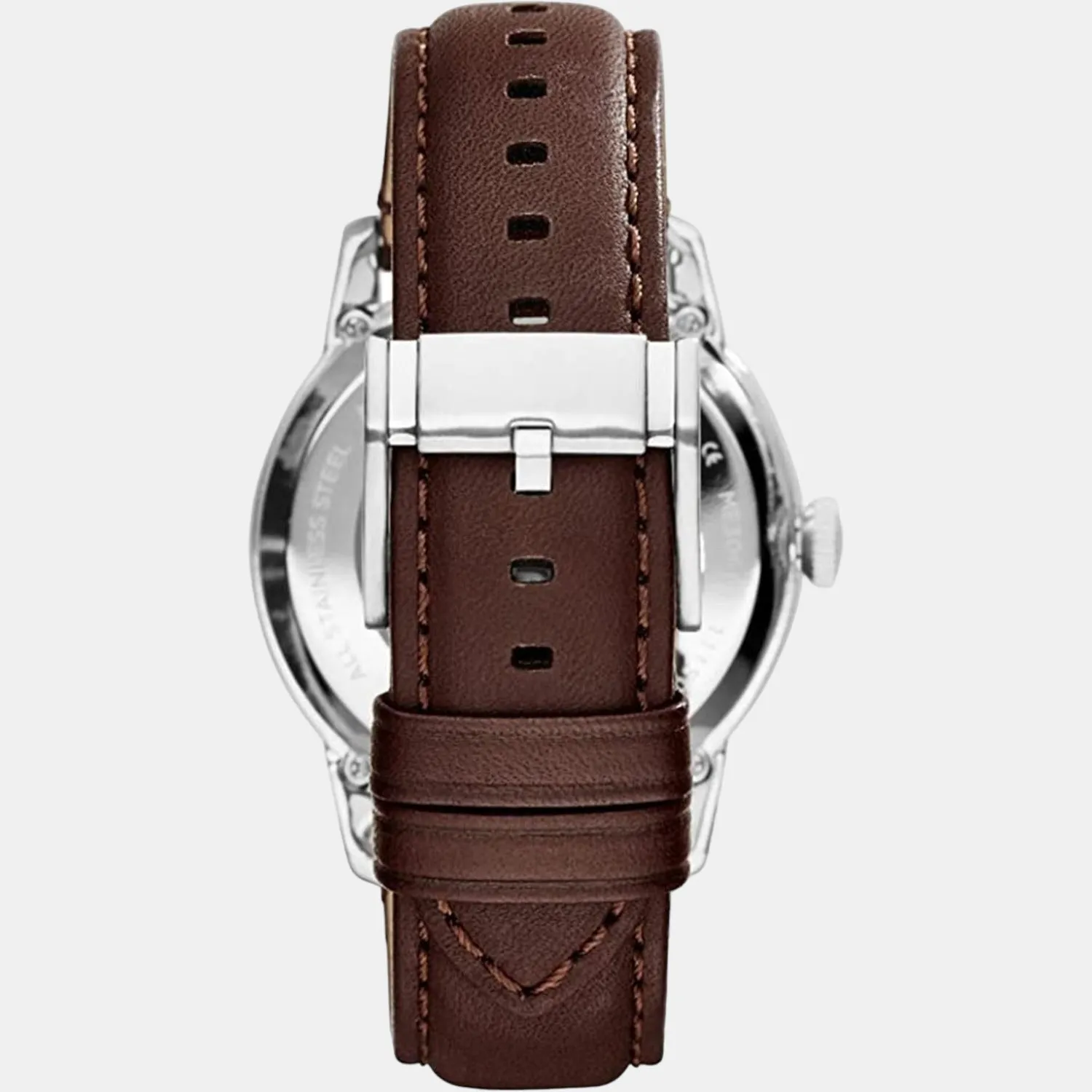 Townsman Men Automatic Black Dial Chronograph Leather Watch ME3061