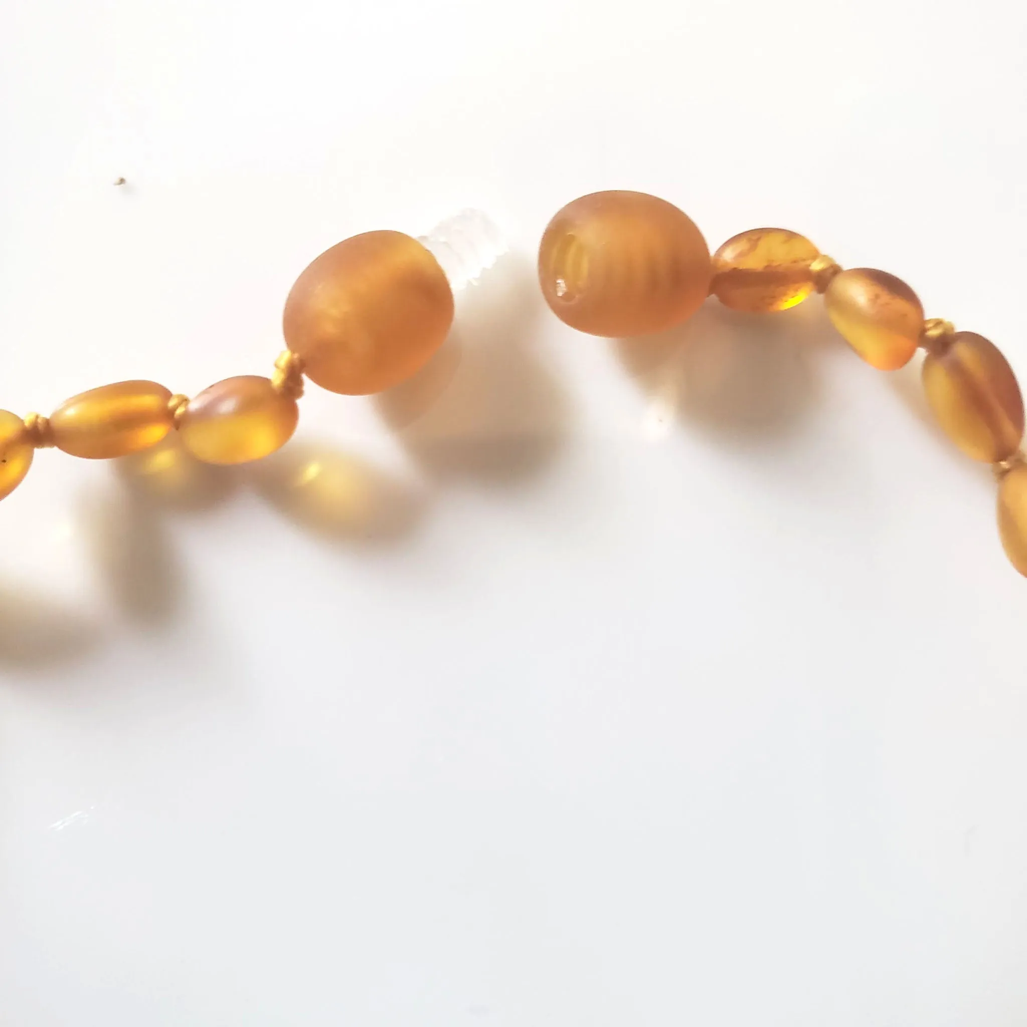 Unpolished Natural Amber Baby & Kids Beads