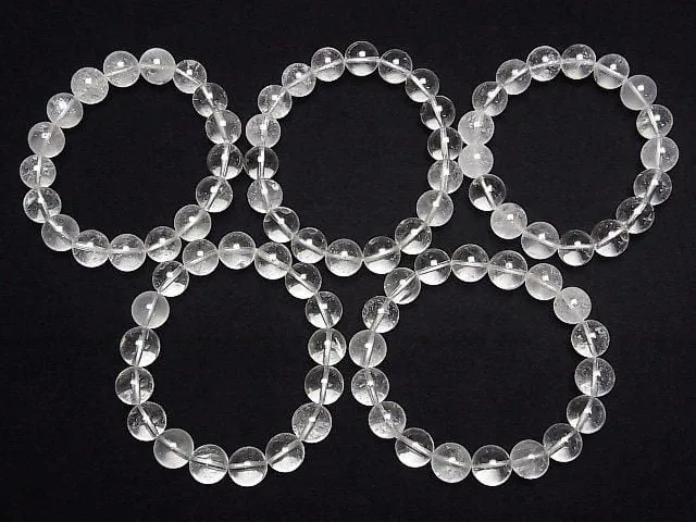 [Video] Pakistan Himalayan Quartz AA  Round 11mm Bracelet