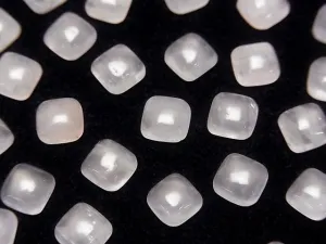 [Video]Rose Quartz AA   Square Cabochon 6x6mm 5pcs