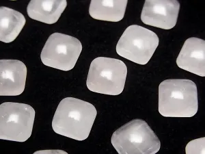 [Video]Rose Quartz AA   Square Cabochon 8x8mm 5pcs