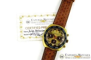 Vintage 1960's Jules Jurgensen Gigandet Valjoux 72 Chronograph World Timer Watch