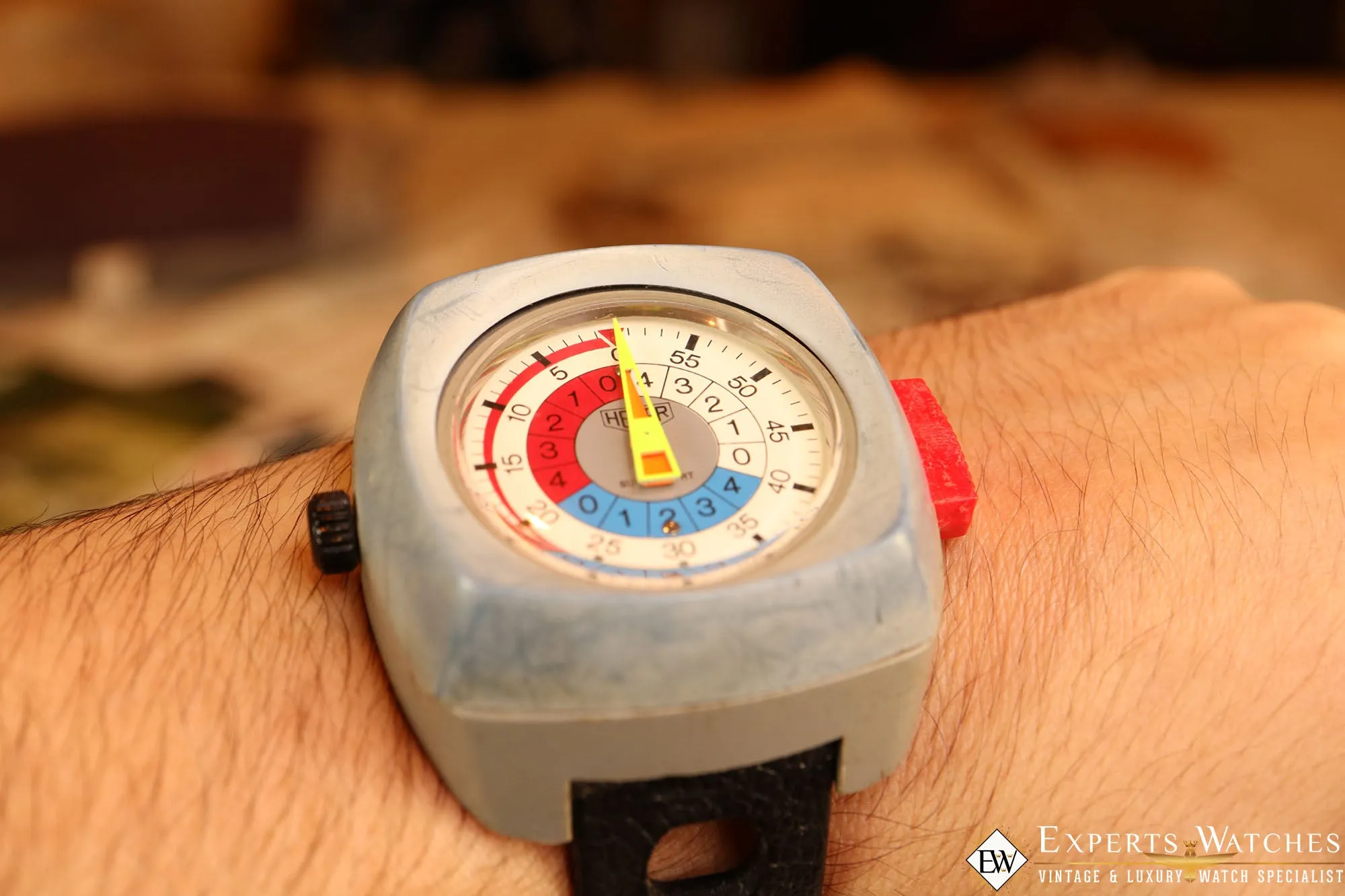 Vintage Heuer SuperSport Yacht Timer Regatta 775.915 Waterprotected Val 7770
