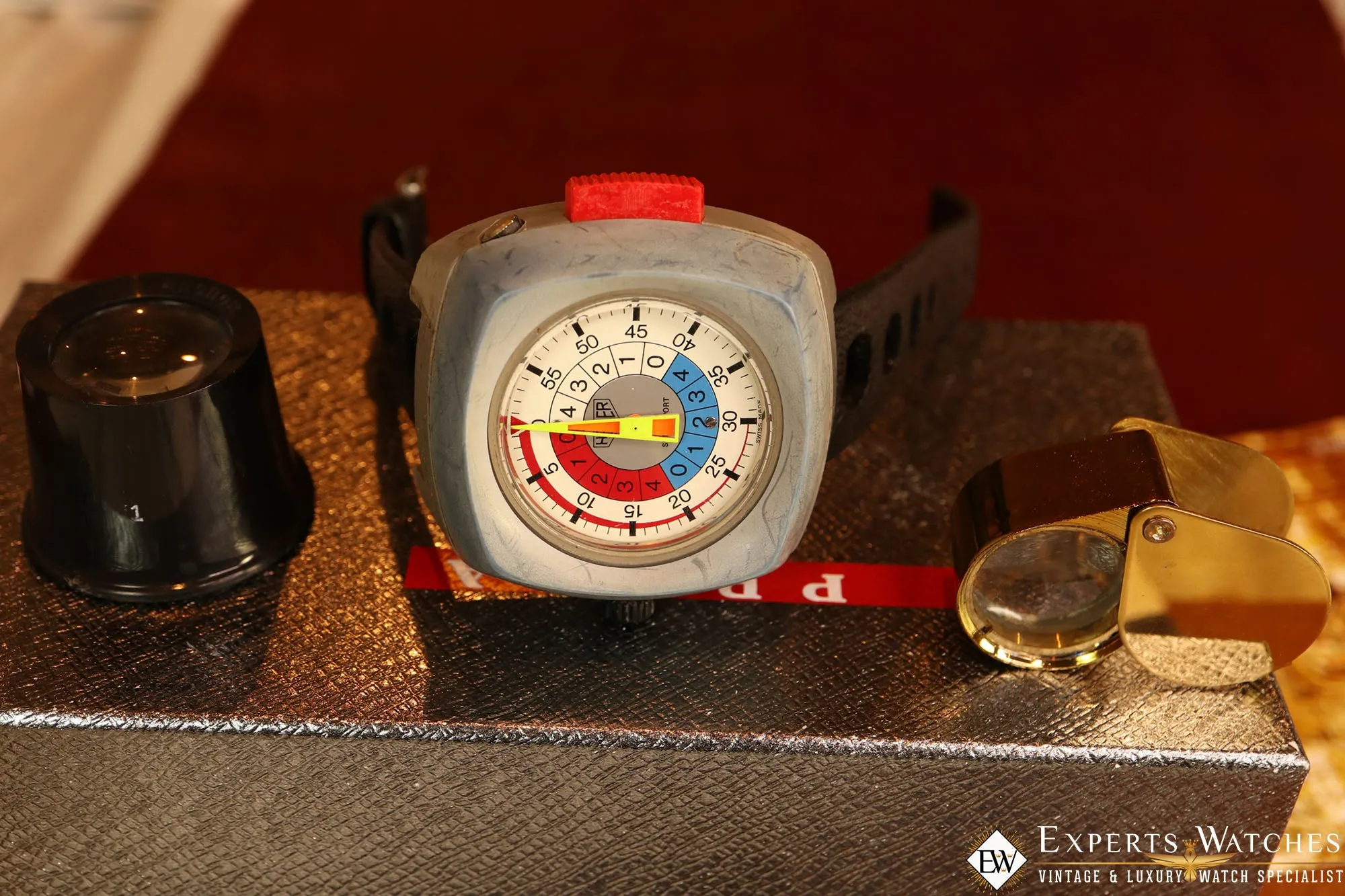 Vintage Heuer SuperSport Yacht Timer Regatta 775.915 Waterprotected Val 7770