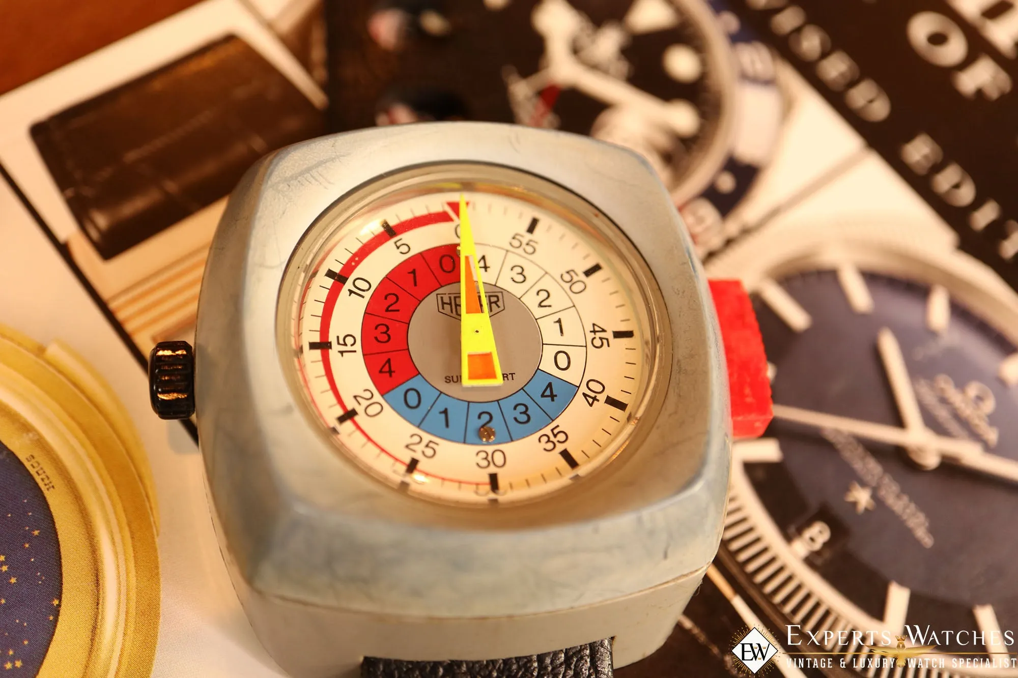 Vintage Heuer SuperSport Yacht Timer Regatta 775.915 Waterprotected Val 7770