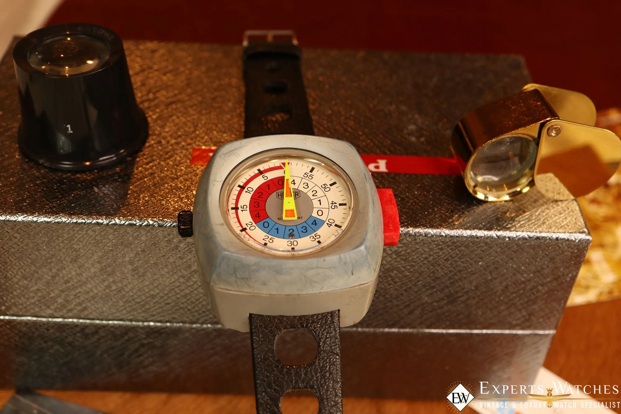 Vintage Heuer SuperSport Yacht Timer Regatta 775.915 Waterprotected Val 7770