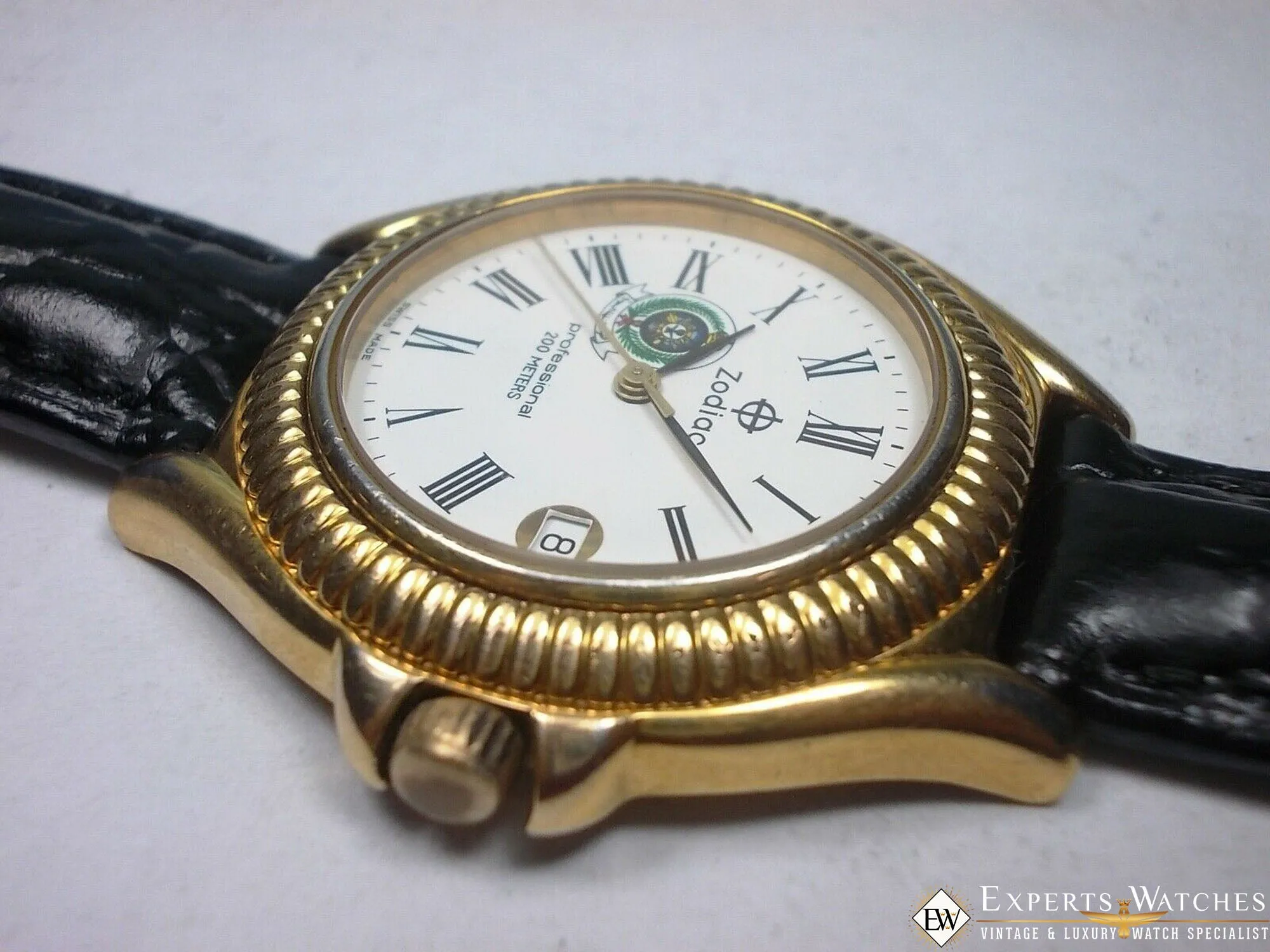 Vintage Limited Zodiac Professional 200 Saudi Arabia Armed Forces Military Watch