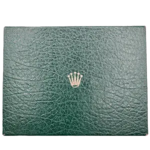 Vintage Rolex Bufkor Men's Wristwatch Box USA Leather & Feltw/ Cuff & Outer Box