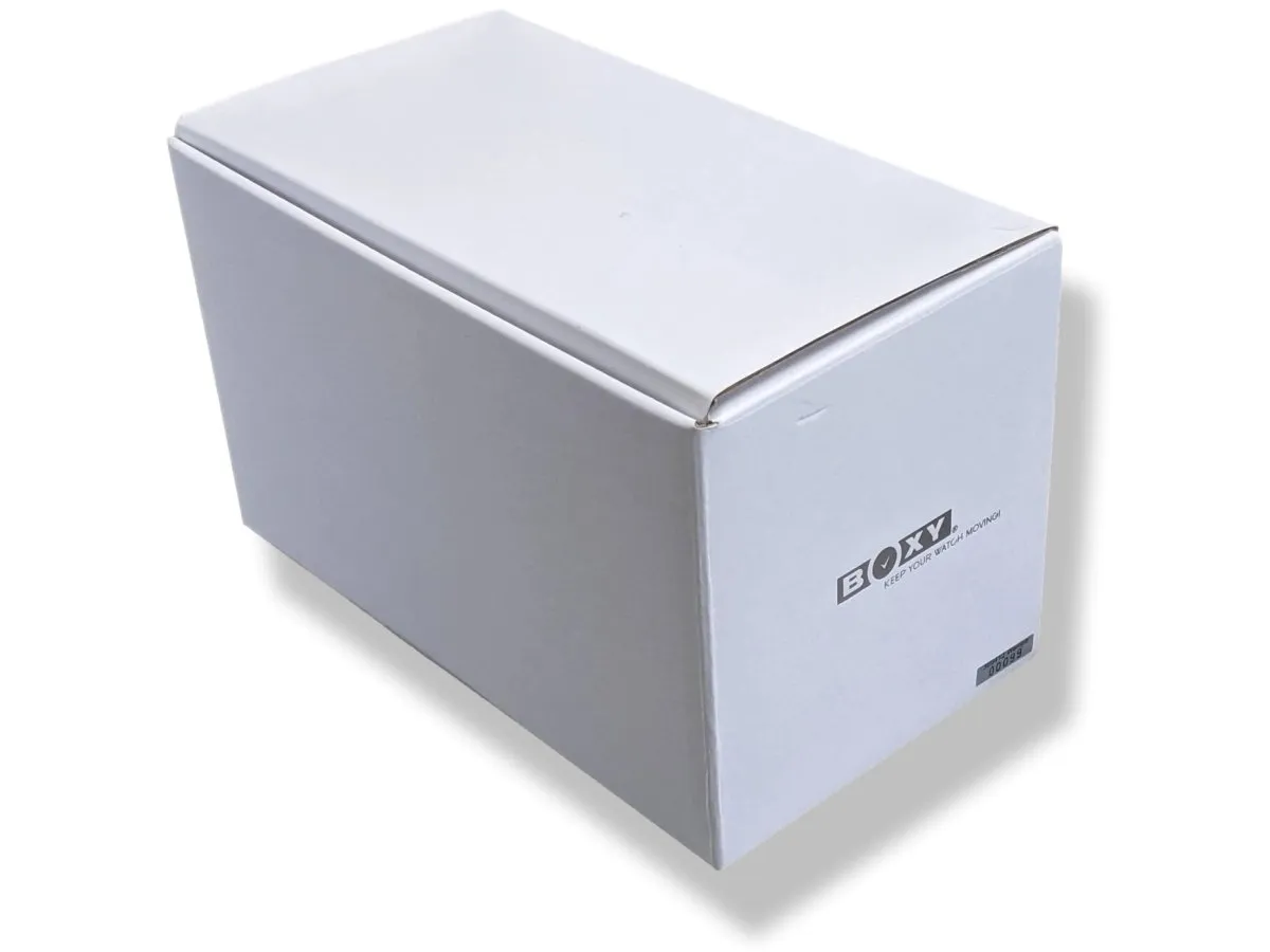 WEMPE BOXY Automatic Fancy Brick Watch Winder with AC Adapter VIP BNIB!