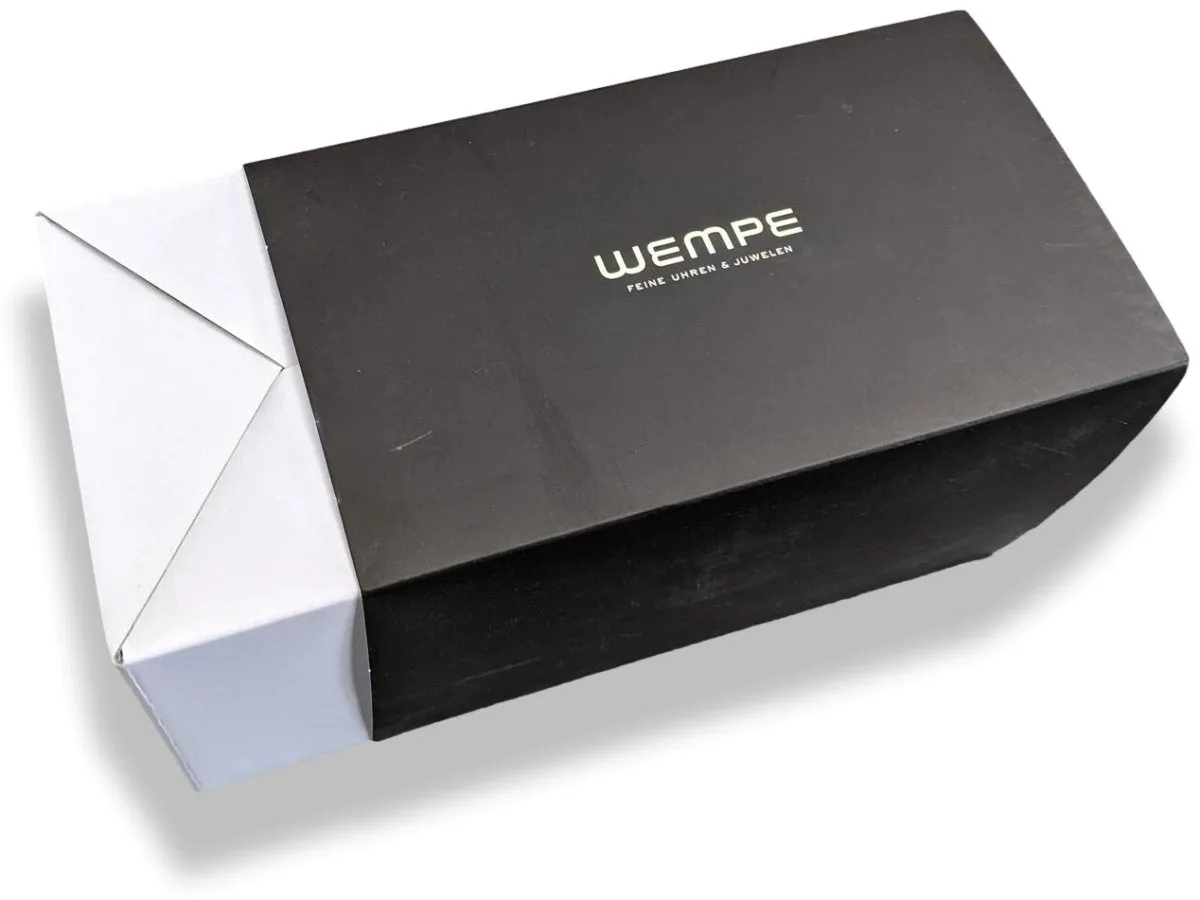 WEMPE BOXY Automatic Fancy Brick Watch Winder with AC Adapter VIP BNIB!