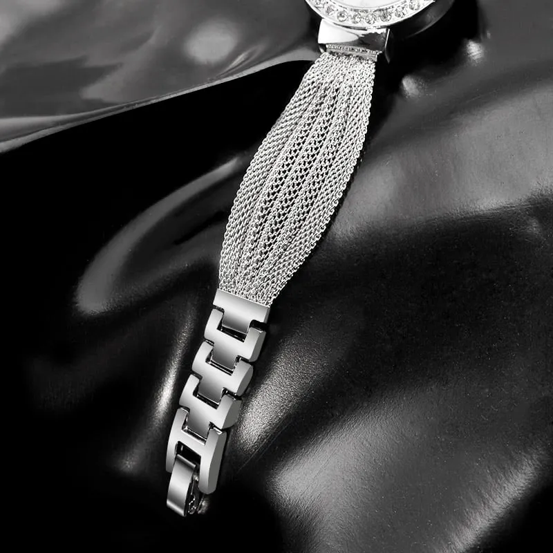 Women's Watches with Rhinestone Bracelet