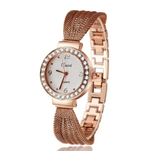 Women's Watches with Rhinestone Bracelet