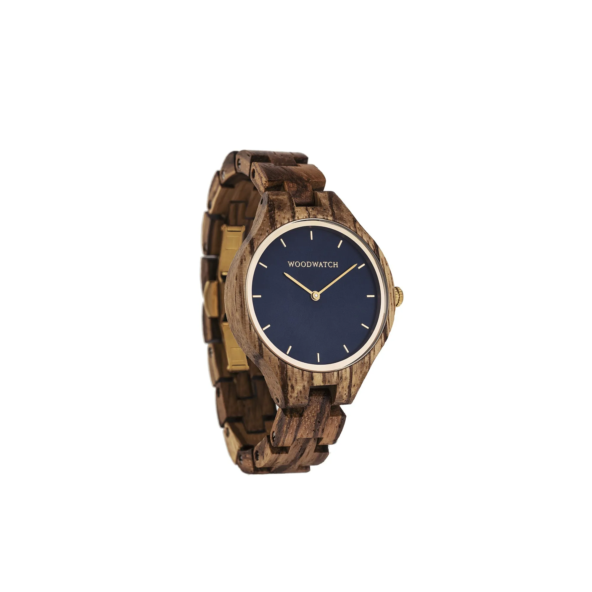 WOODWATCH WOMEN'S AURORA GOLDEN SKY WW-A-ZB W/ FREE STRAP WW-S-H-14