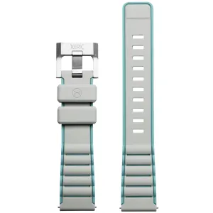 Xeric 20mm Gray Teal Silicone Strap