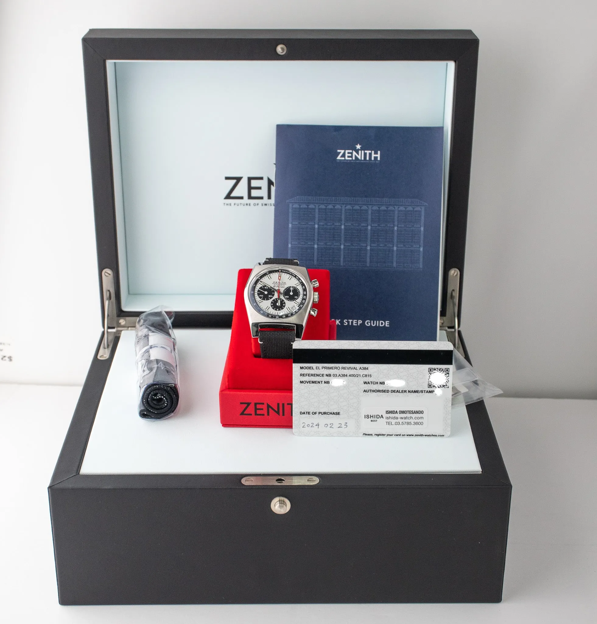 Zenith Chronomaster Revival 50th Anniversary El Primero 03.A384.400/21.C815 White Dial