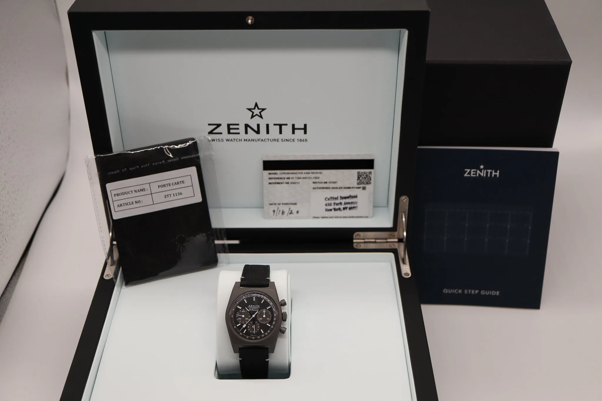 Zenith Chronomaster Revival Shadow 97.T384.4061/21.C822 Titanium