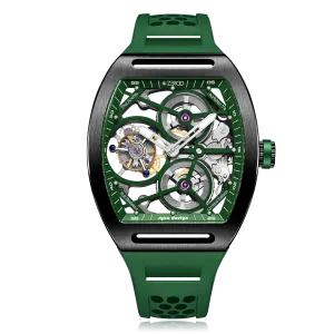 ZEROO T4 THE ARCHER FULL SKELETON TOURBILLONMANUAL TOURBILLON WATCH FOR GENTS - ZT004BGR
