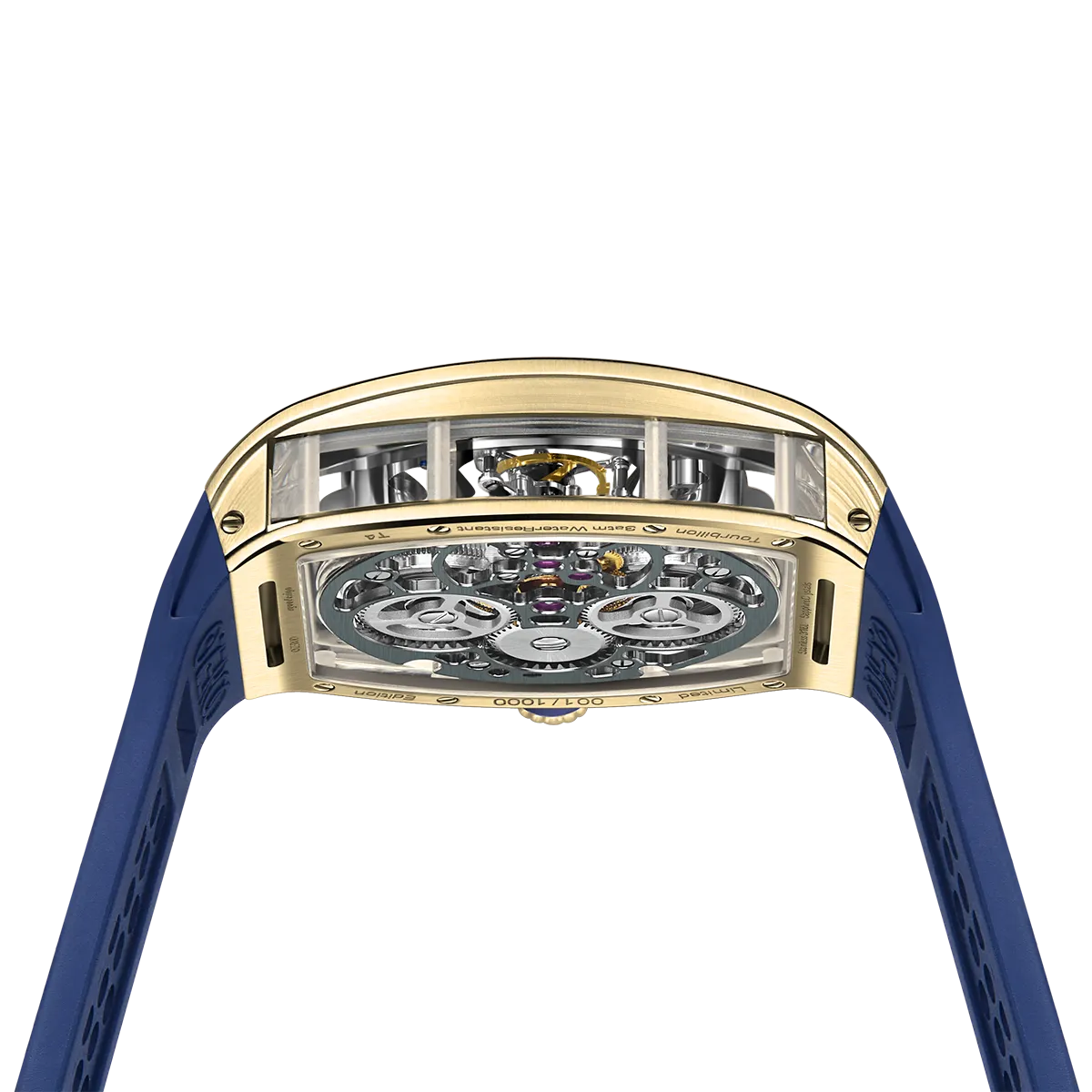 ZEROO T4 THE ARCHER FULL SKELETON TOURBILLONMANUAL TOURBILLON WATCH FOR GENTS - ZT004GBL