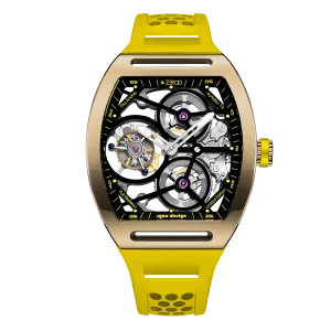 ZEROO T4 THE ARCHER FULL SKELETON TOURBILLONMANUAL TOURBILLON WATCH FOR GENTS - ZT004GYW