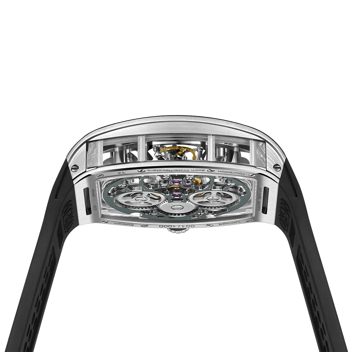 ZEROO T4 THE ARCHER FULL SKELETON TOURBILLONMANUAL TOURBILLON WATCH FOR GENTS - ZT004SBK
