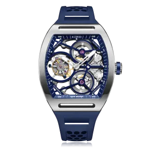 ZEROO T4 THE ARCHER FULL SKELETON TOURBILLONMANUAL TOURBILLON WATCH FOR GENTS - ZT004SBL