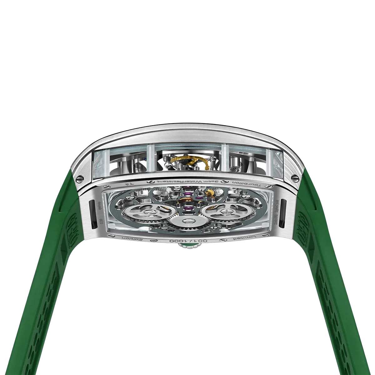 ZEROO T4 THE ARCHER FULL SKELETON TOURBILLONMANUAL TOURBILLON WATCH FOR GENTS - ZT004SGR