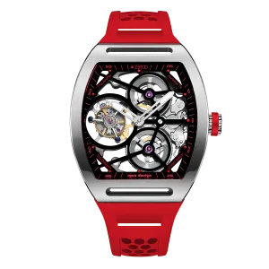 ZEROO T4 THE ARCHER FULL SKELETON TOURBILLONMANUAL TOURBILLON WATCH FOR GENTS - ZT004SRD