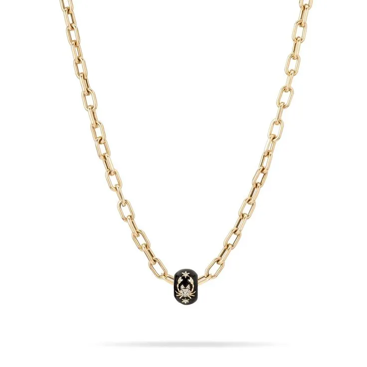 Zodiac Ceramic   Diamond Big Bead