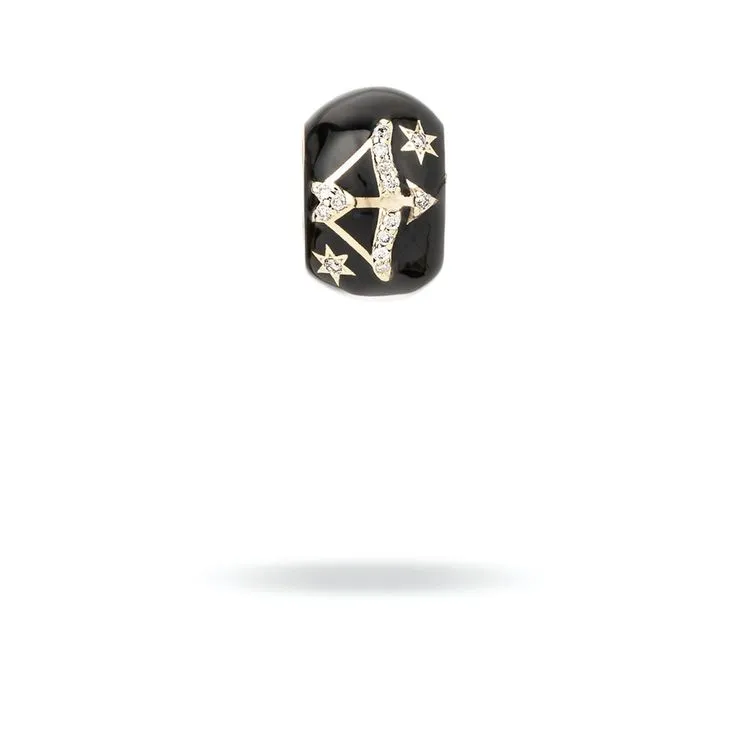 Zodiac Ceramic   Diamond Big Bead
