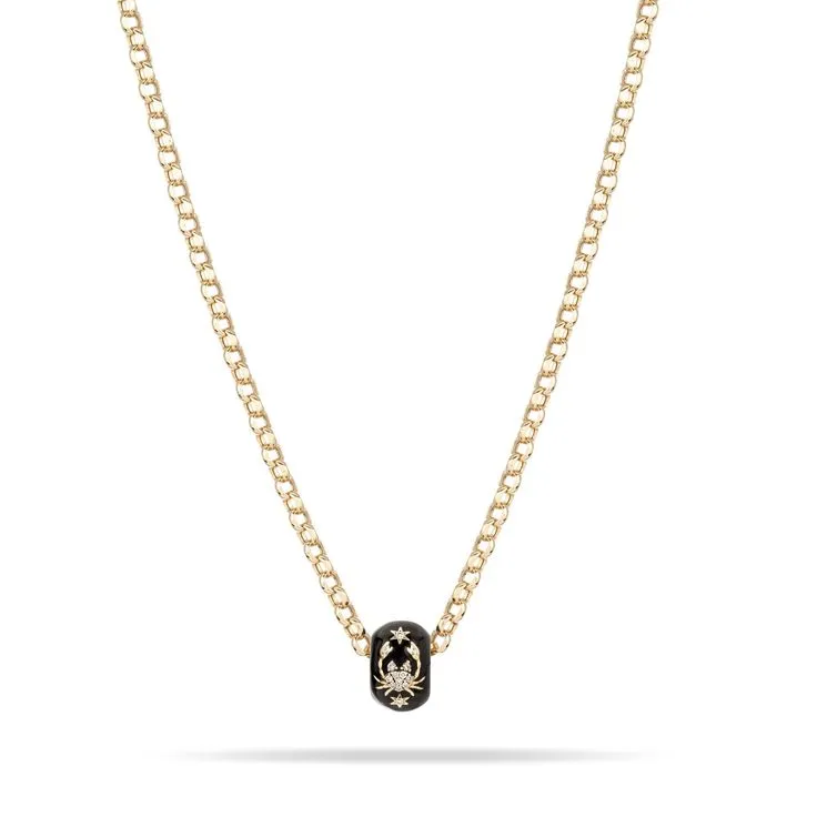 Zodiac Ceramic   Diamond Big Bead
