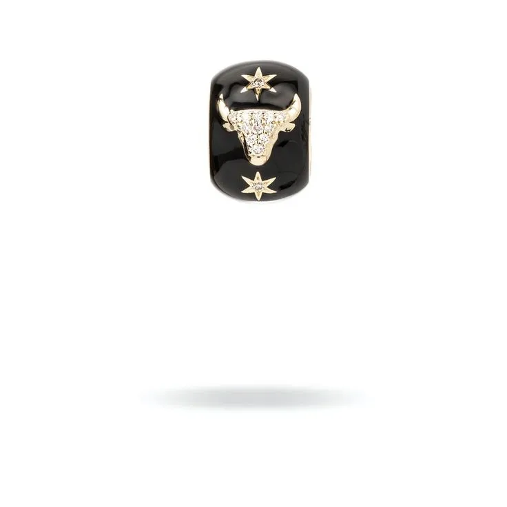 Zodiac Ceramic   Diamond Big Bead